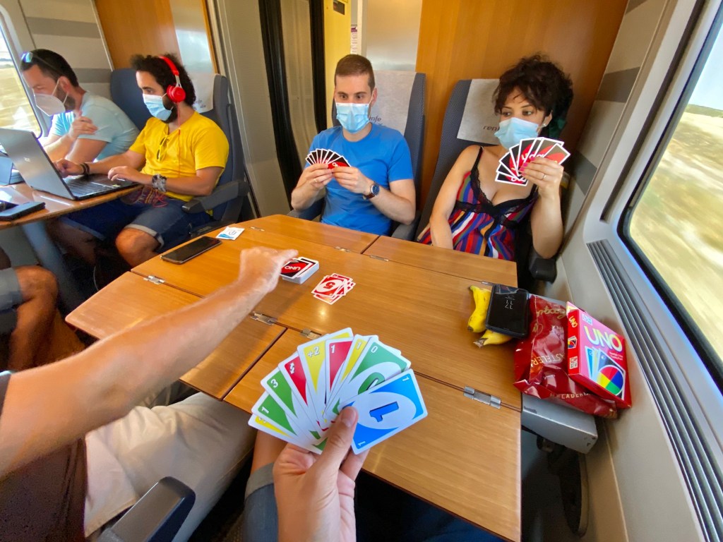 matando el tiempo en el AVE